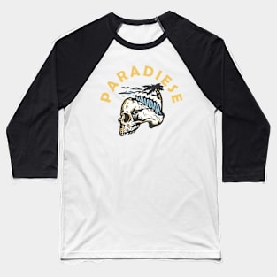 rock skull terror - paradise Baseball T-Shirt